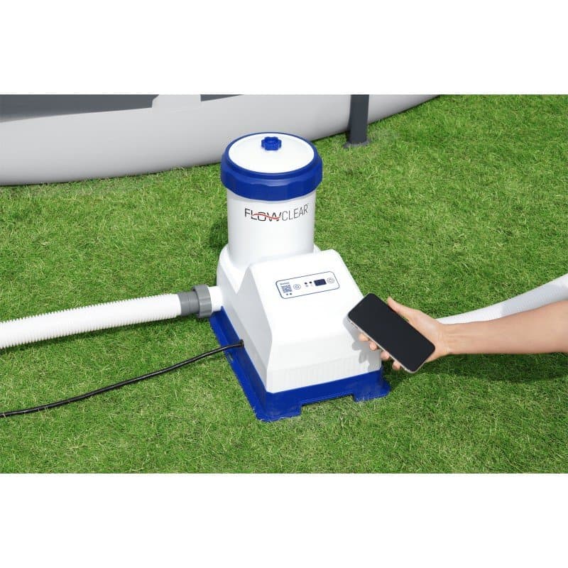 WiFi филтърна помпа с таймер Bestway® Flowclear™  7,570 l/h, 125 W - Image 24