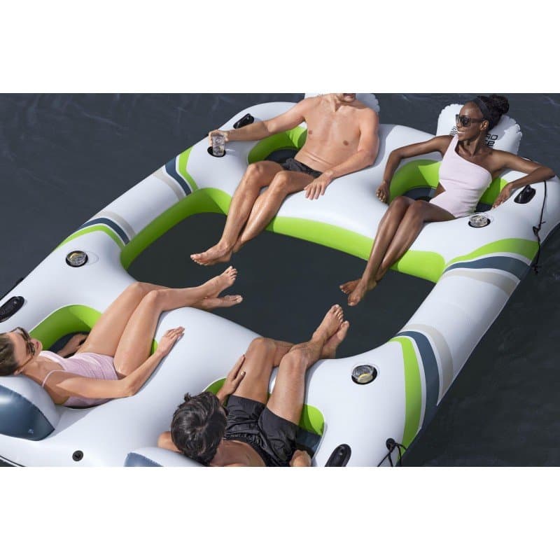 Надуваем плаващ остров 3.02m x 2.19m  Hydro Force® Breeze Bloc Island - Image 11