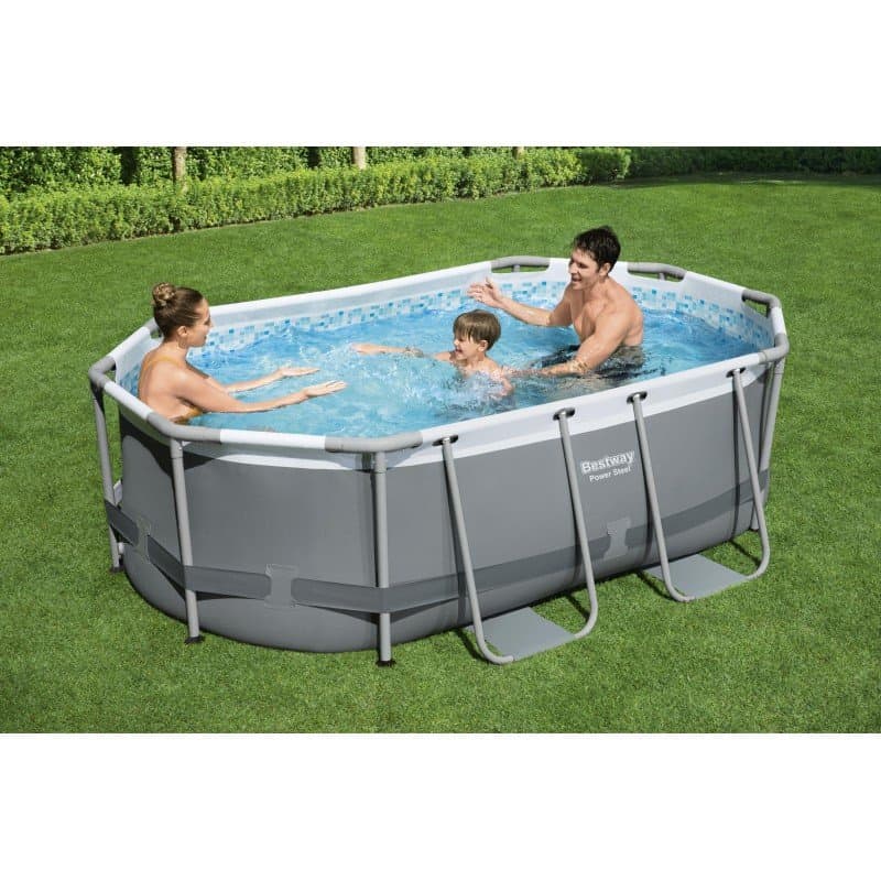 Сглобяем басейн 305 x 200 х 84 см Bestway 5614A - Image 2