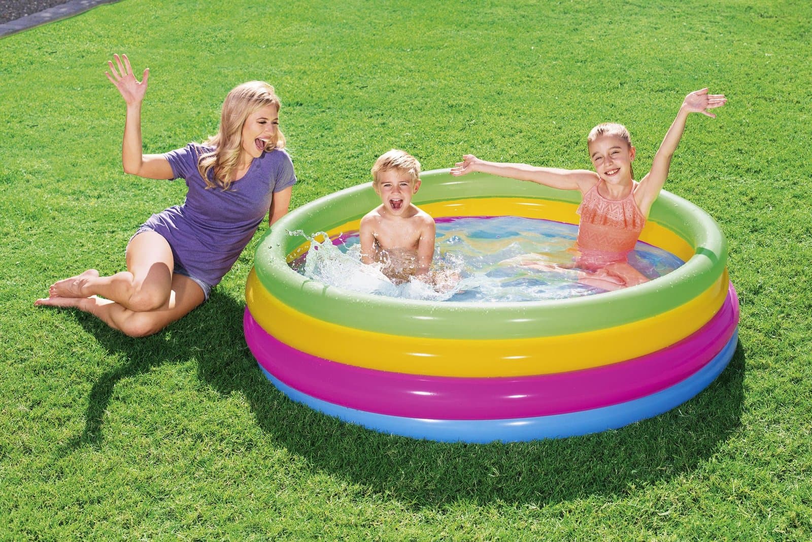 Детски надуваем басейн Ф157x46см, 522л. BESTWAY Swim Squad - Image 5