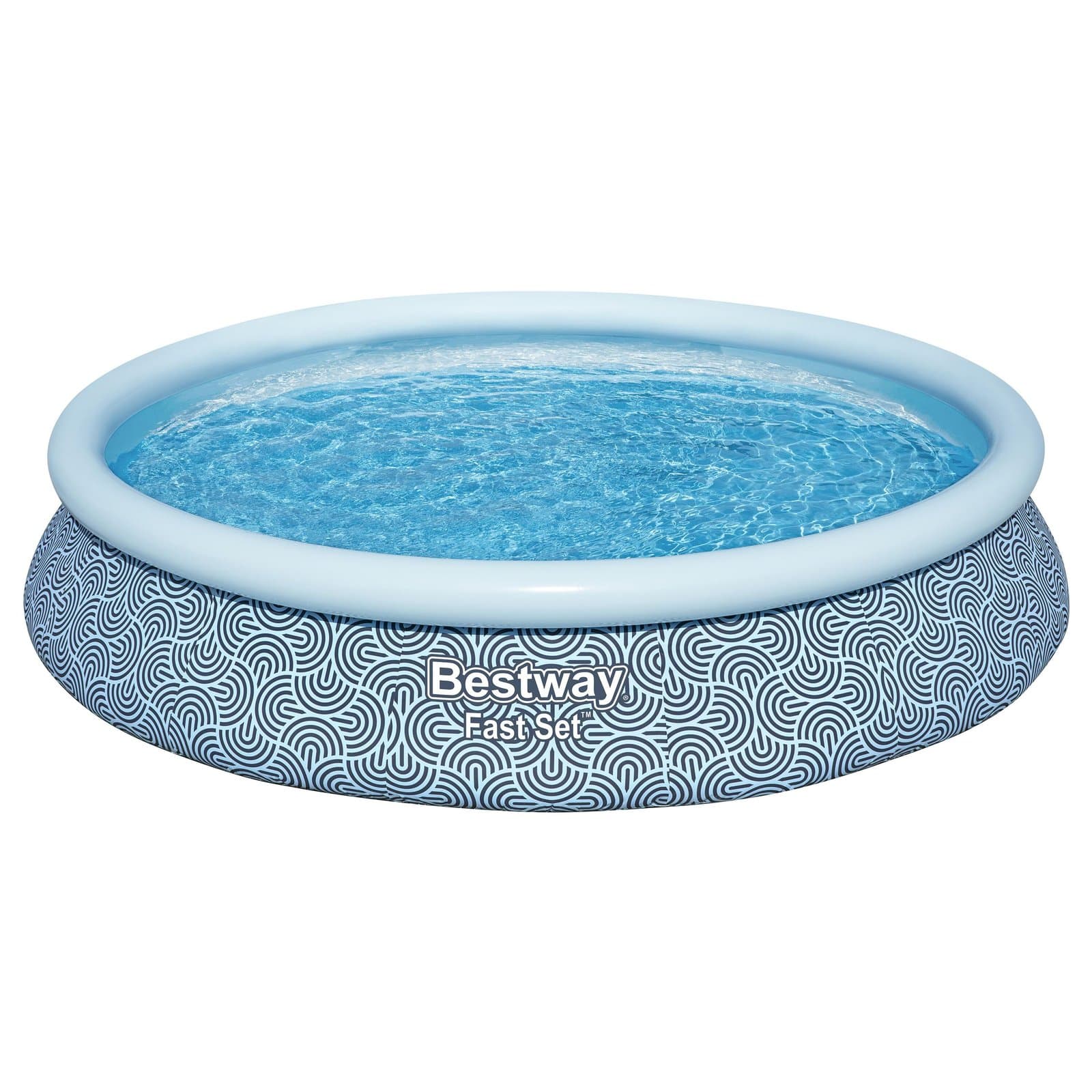 Надуваем басейн 4.57m x 84cm Bestway Fast Set - Image 8