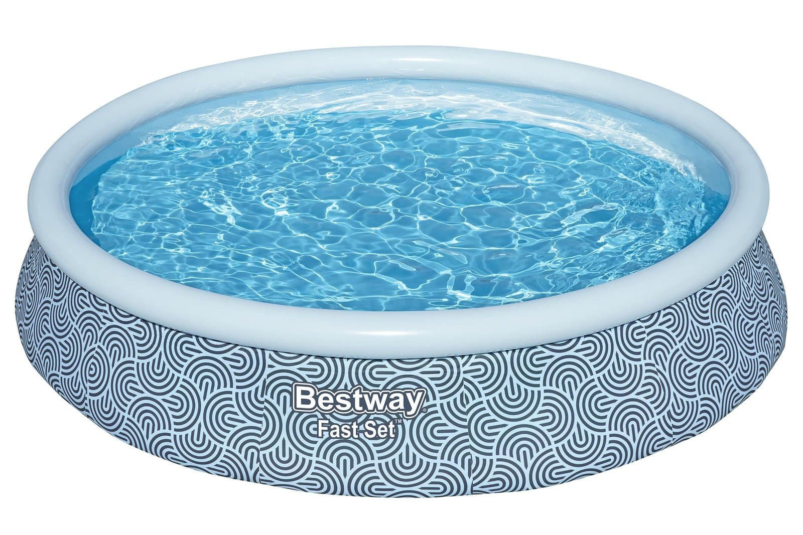 Надуваем басейн 3.96m x 84cm Bestway Fast Set - Image 3
