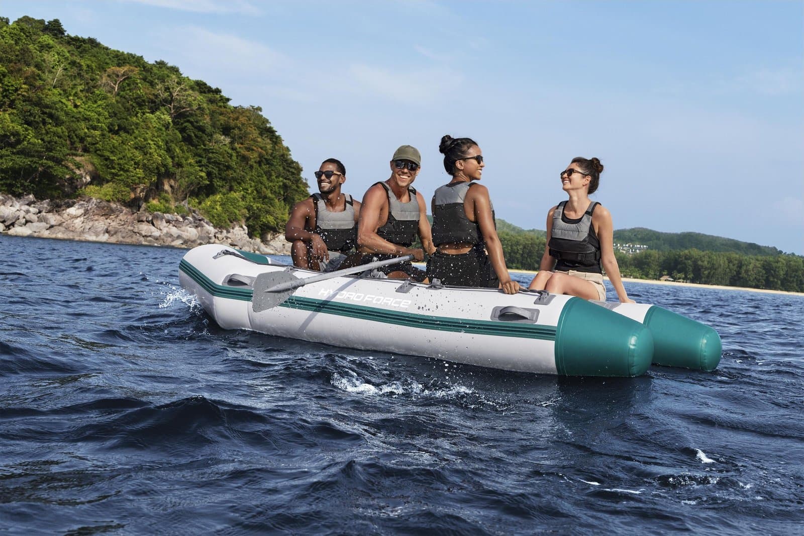 Спортна надуваема лодка с твърдо дъно 3.30m x 1.62m x 44cm Mirovia Pro - Image 41