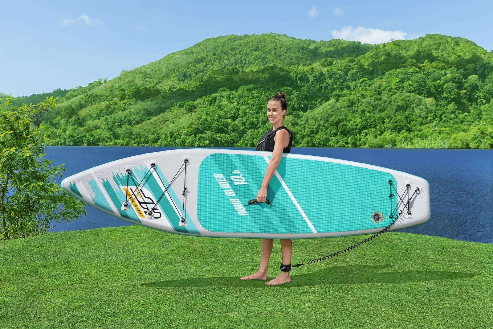 Надуваем SUP борд 3.20m x 79cm x 12cm Aqua Glider TravelTech - Image 36