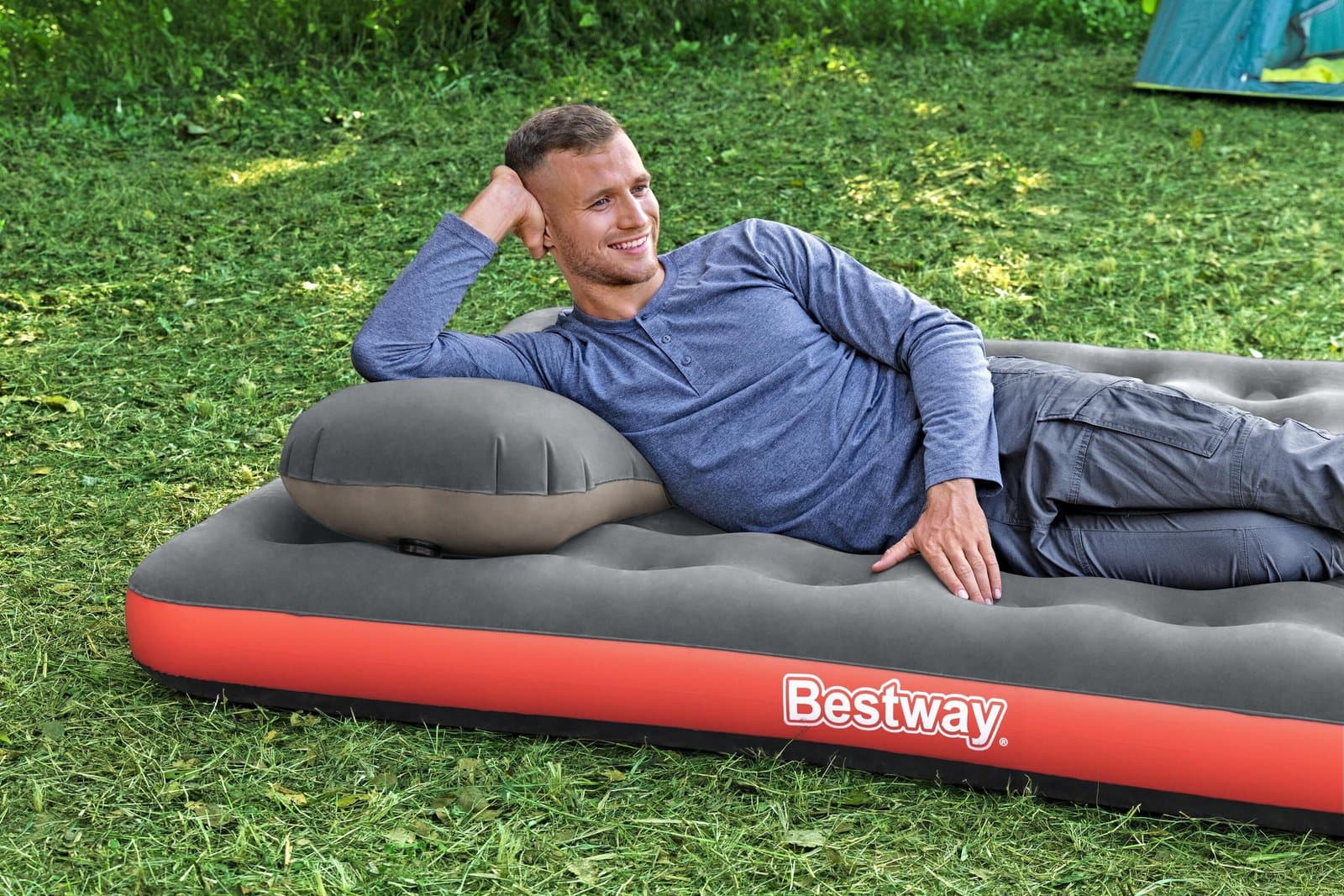 Надуваем Матрак 203x152x22см. с Вградена Помпа Roll & Relax - Image 14