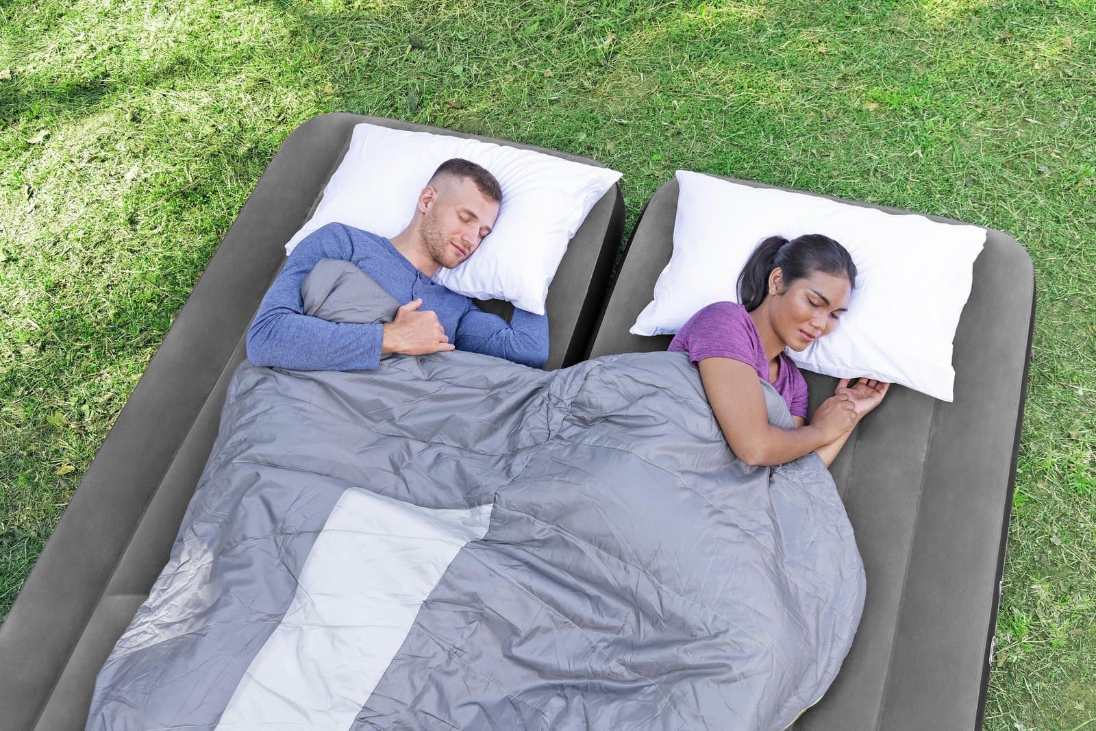 Надуваем двоен дюшек 188х99х25см Tritech Connect and Rest 3-in-1 Air Mattress Twin/King - Image 2