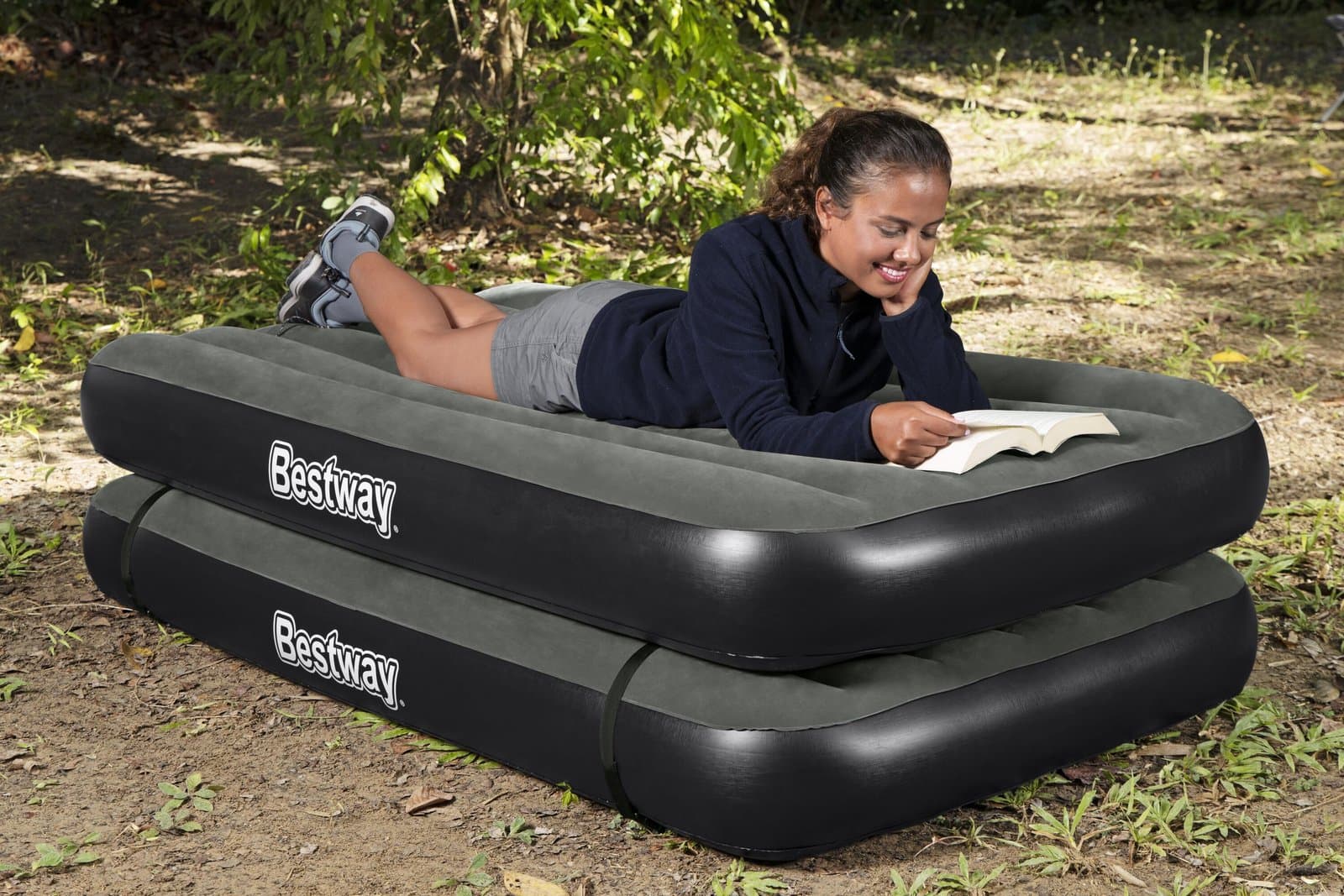 Надуваем двоен дюшек 188х99х25см Tritech Connect and Rest 3-in-1 Air Mattress Twin/King - Image 16