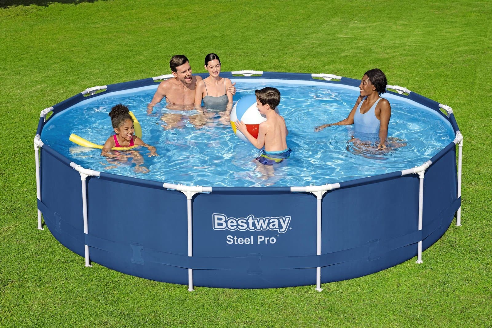 Сглобяем басейн 3.96m x 84cm Bestway Steel Pro