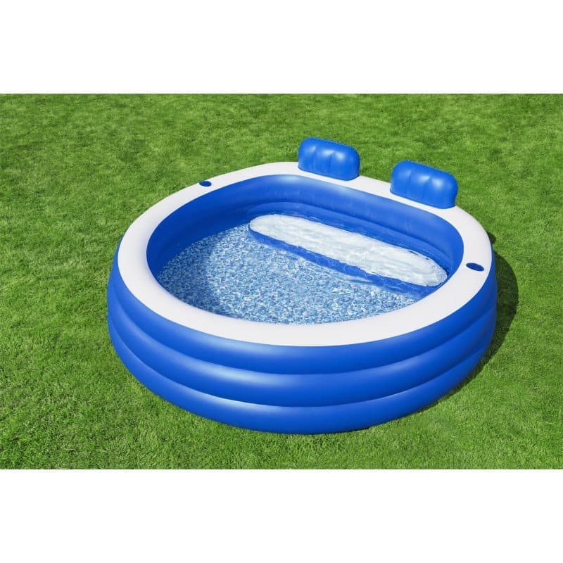 Надуваем семеен басейн Bestway H2OGO Slash Paradise 231x219x79 - Image 12
