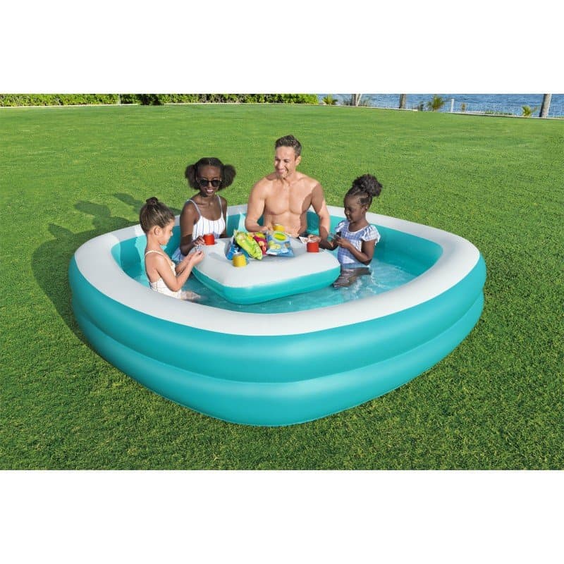 Надуваем басейн Bestway (218х218х48см) - Image 4
