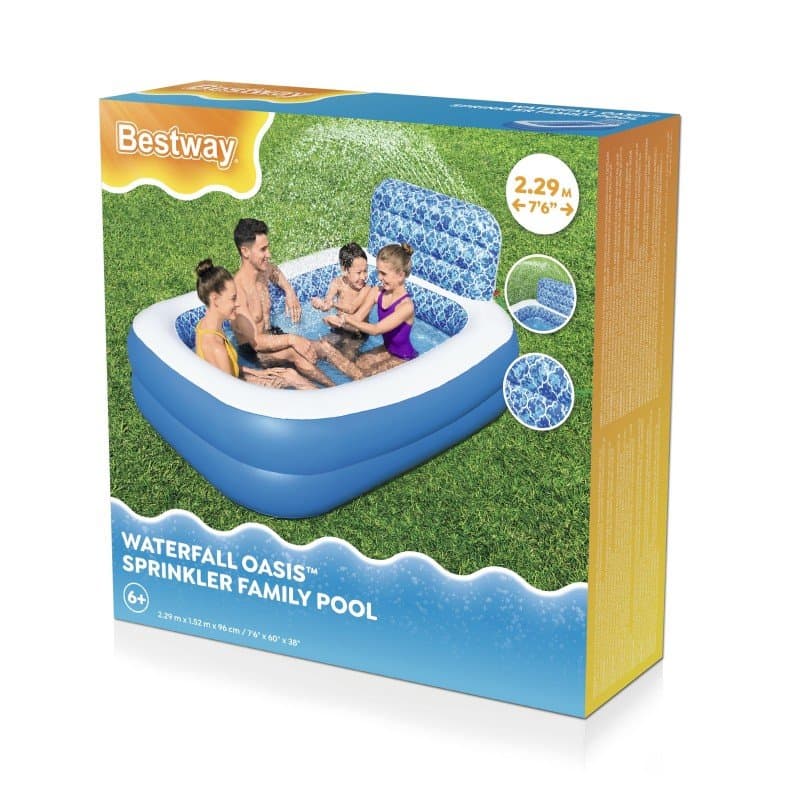 Надуваем басейн с обегалка (229х152х96см) Bestway - Image 2