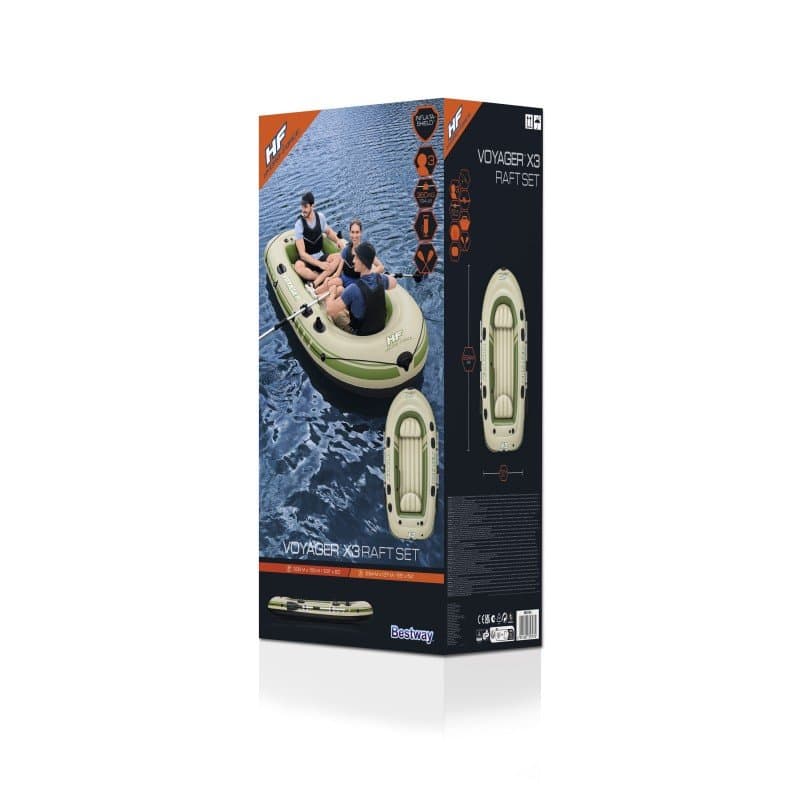 Надуваема лодка Bestway Voyager X3 294х137см - Image 6