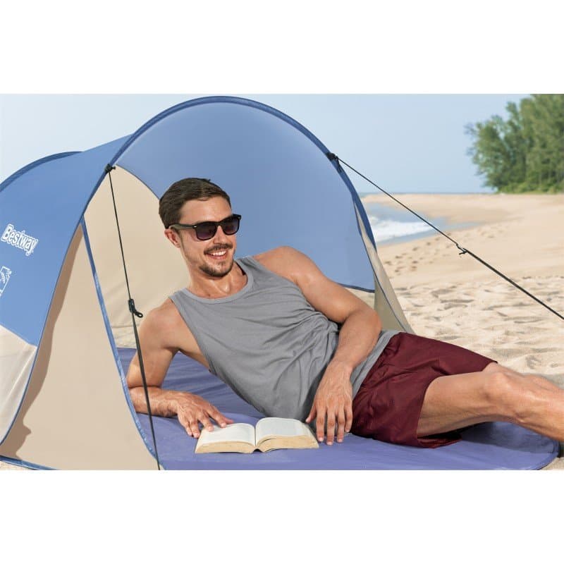 Саморазгъваща се палатка за плаж Bestway (200х120х90см) - Image 5