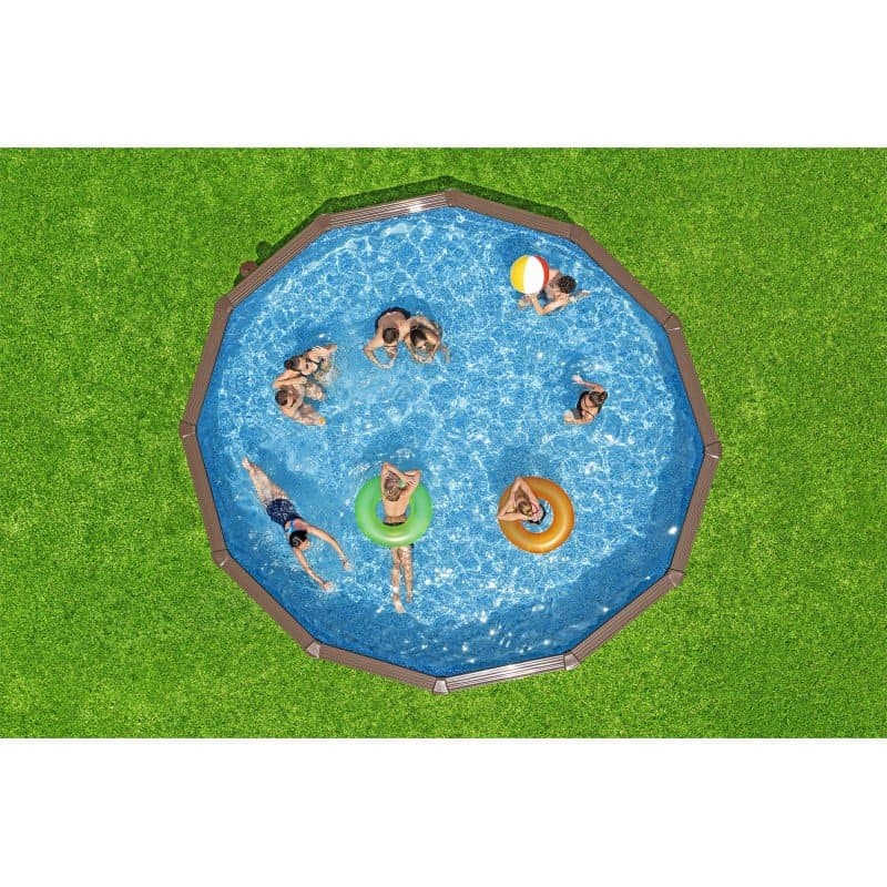 Сглобяем басейн Bestway Hydrium 549х132см с твърди стени - Image 9