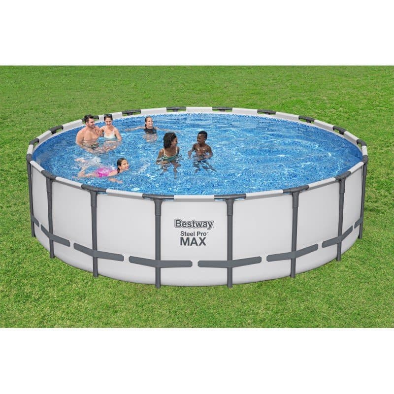 Сглобяем басейн Bestway Steel Pro MAX 549х132см с тръбна конструкция - Image 5