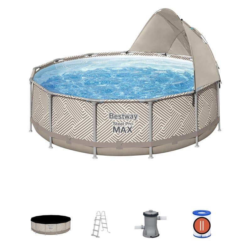 Bestway Сглобяем басейн Steel Pro MAX 396х107см с помпа и сенник