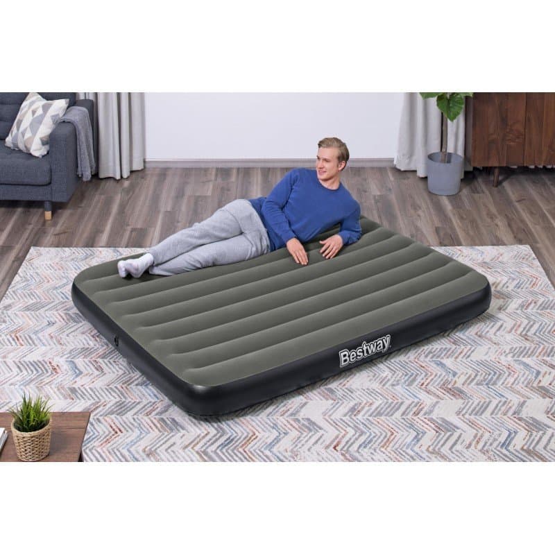 Надуваем матрак 2.03m x 1.52m x 25cm Bestway Tritech Air Mattress Queen - Image 15