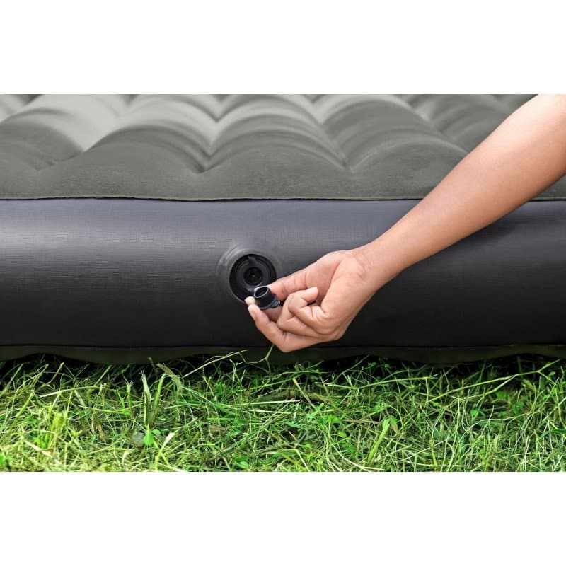 Надуваем матрак 2.03m x 1.52m x 25cm Bestway Tritech Air Mattress Queen - Image 16