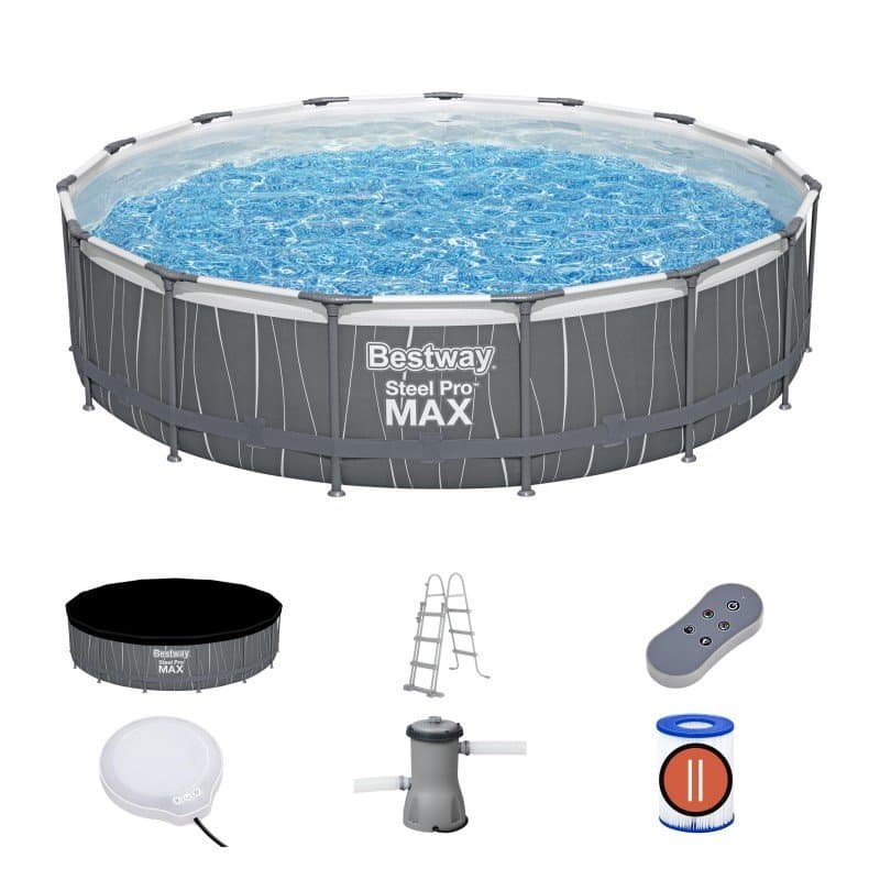 Сглобяем басейн 4.57m x 1.07m Bestway Steel Pro MAX