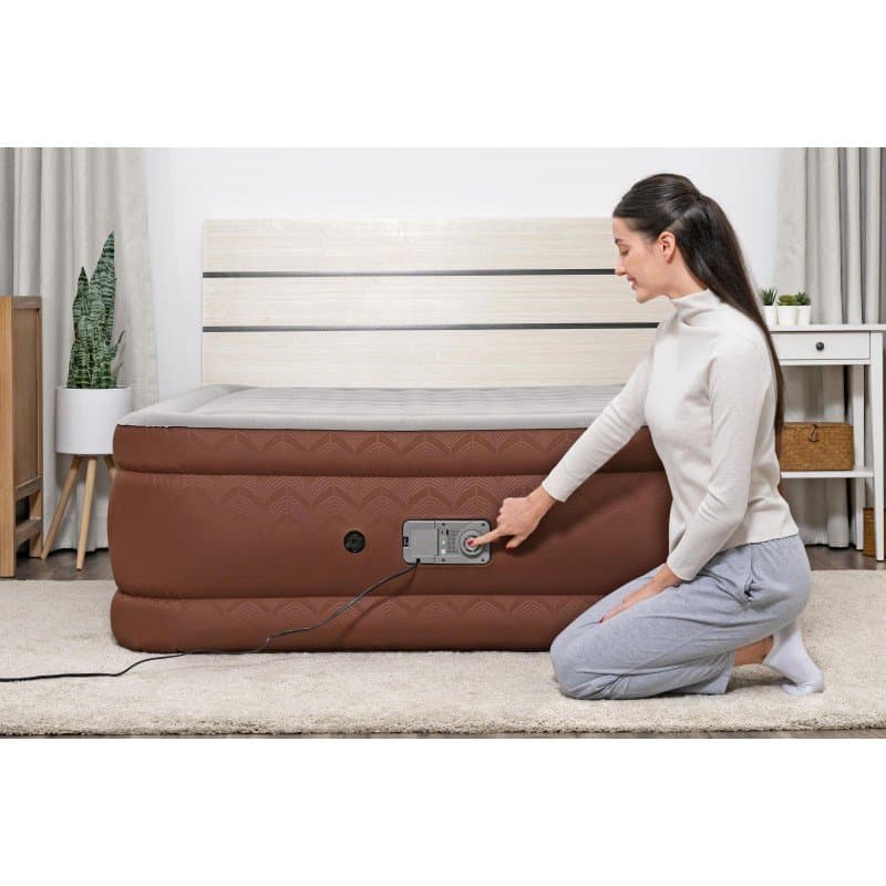 Надувамо легло 2,03m x 1,52m x 51cm Bestway AlwayzAire Fortech Вграден Comfort Choice+ двойна помпа - Image 6