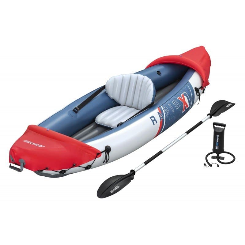 Надуваем каяк 2.90mx 91cm Hydro-Force Rapid X1