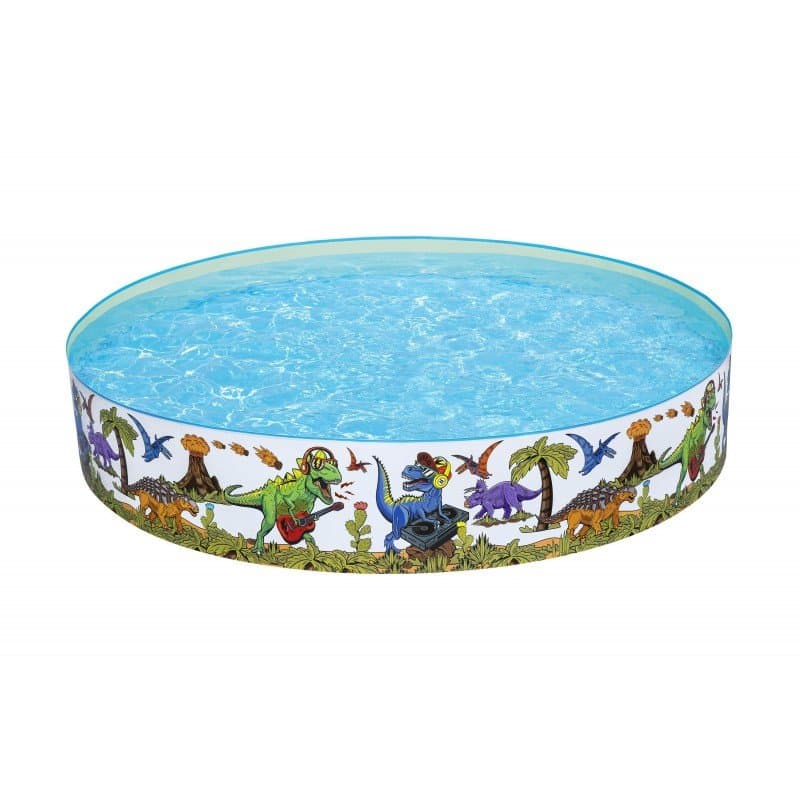 Детски басейн 2.44m x 46cm Bestway Dinosaur Fill'N Fun