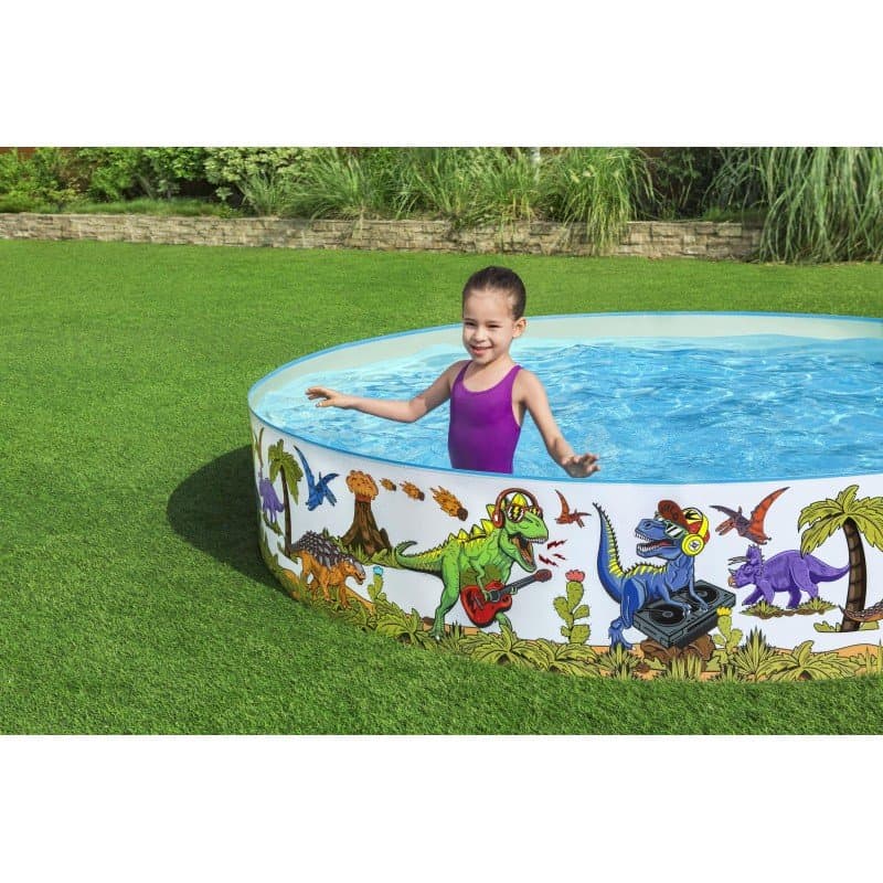 Детски басейн 2.44m x 46cm Bestway Dinosaur Fill'N Fun - Image 4