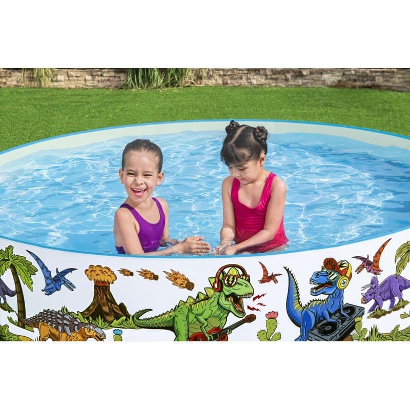 Детски басейн 2.44m x 46cm Bestway Dinosaur Fill'N Fun - Image 7