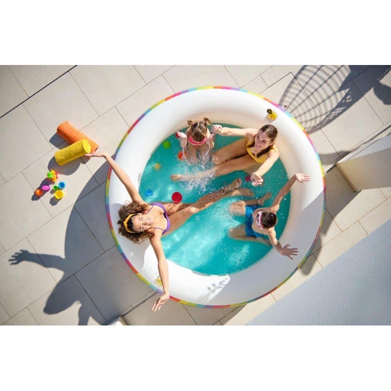 Детски надуваем басейн 2,06m x 2,06m x 51cm Bestway Rainbow Dreams - Image 9