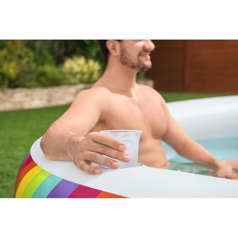 Детски надуваем басейн 2,06m x 2,06m x 51cm Bestway Rainbow Dreams - Image 10