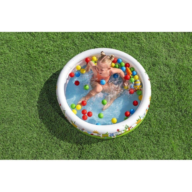 Надуваем детски басейн с топки Φ1.02m x H25cm Bestway® SPROUTS & SPRING BALL PIT - Image 5