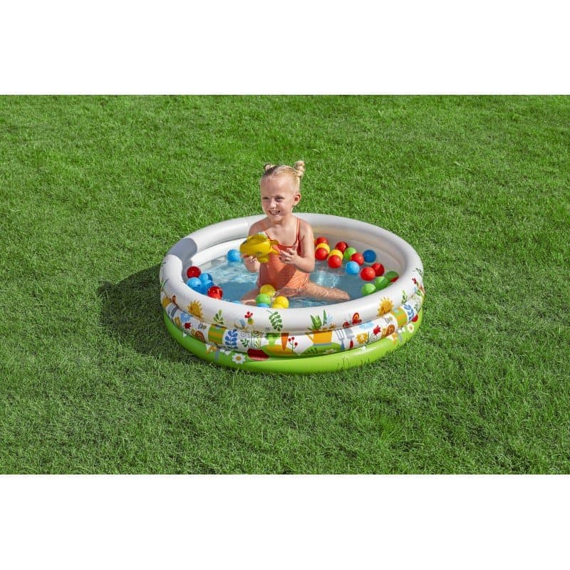 Надуваем детски басейн с топки Φ1.02m x H25cm Bestway® SPROUTS & SPRING BALL PIT - Image 6