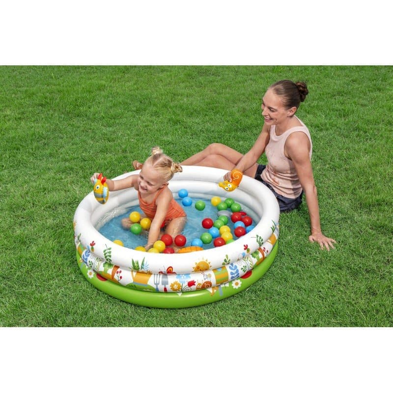 Надуваем детски басейн с топки Φ1.02m x H25cm Bestway® SPROUTS & SPRING BALL PIT - Image 7
