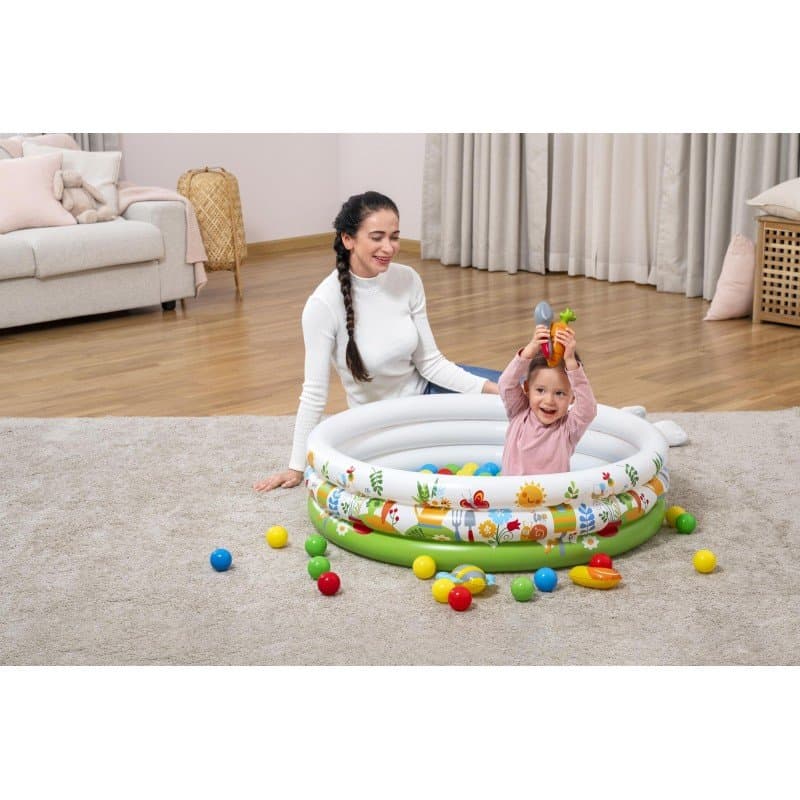 Надуваем детски басейн с топки Φ1.02m x H25cm Bestway® SPROUTS & SPRING BALL PIT - Image 10