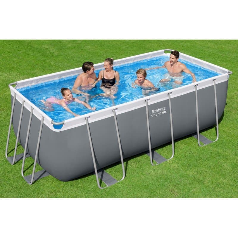 Сглобяем правоъгълен басейн 4.12m x 2.01m x 1.22m Steel Pro MAX™ - Image 7