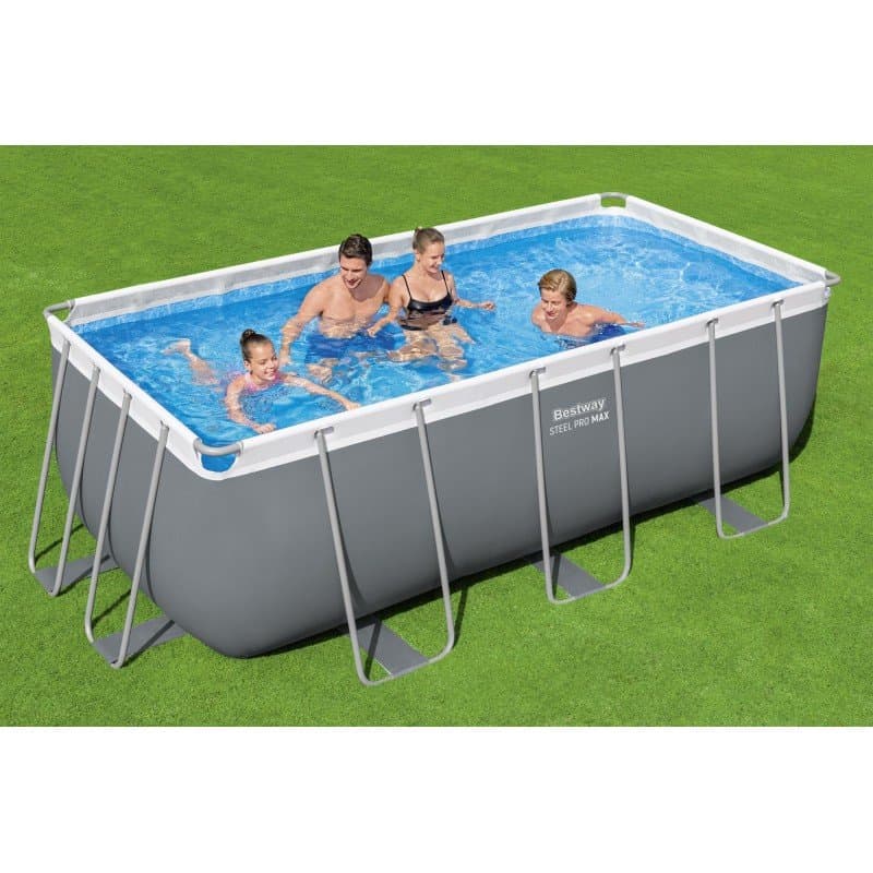Сглобяем правоъгълен басейн 4.12m x 2.01m x 1.22m Steel Pro MAX™ - Image 8