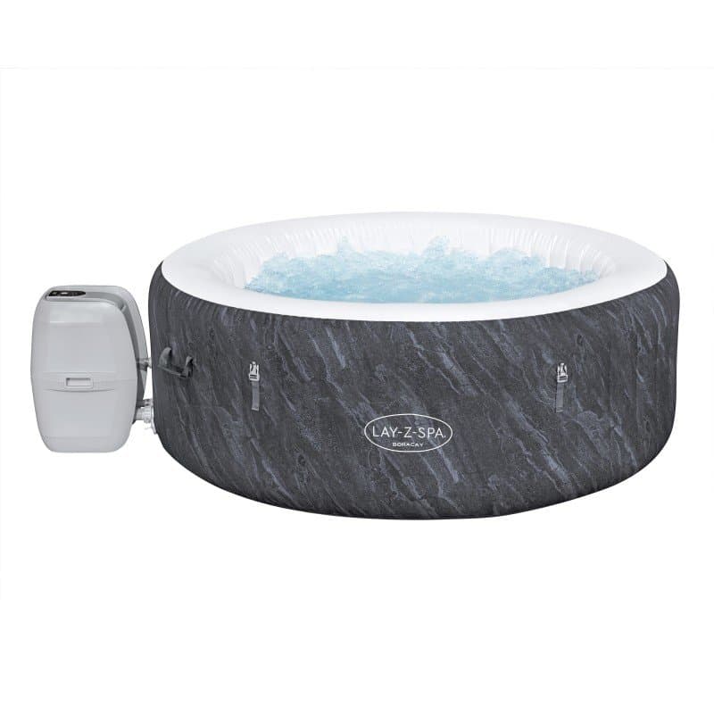 Надуваемо джакузи 1.80m x 66cm Lay-Z-Spa® Boracay Smart AirJet 4 Blue Marble Кръгло