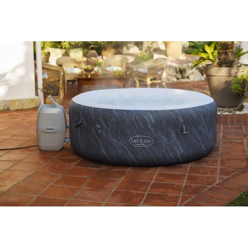Надуваемо джакузи 1.80m x 66cm Lay-Z-Spa® Boracay Smart AirJet 4 Blue Marble Кръгло - Image 11