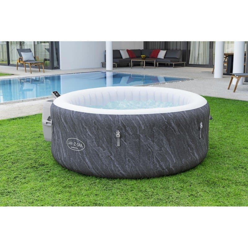 Надуваемо джакузи 1.80m x 66cm Lay-Z-Spa® Boracay Smart AirJet 4 Blue Marble Кръгло - Image 4