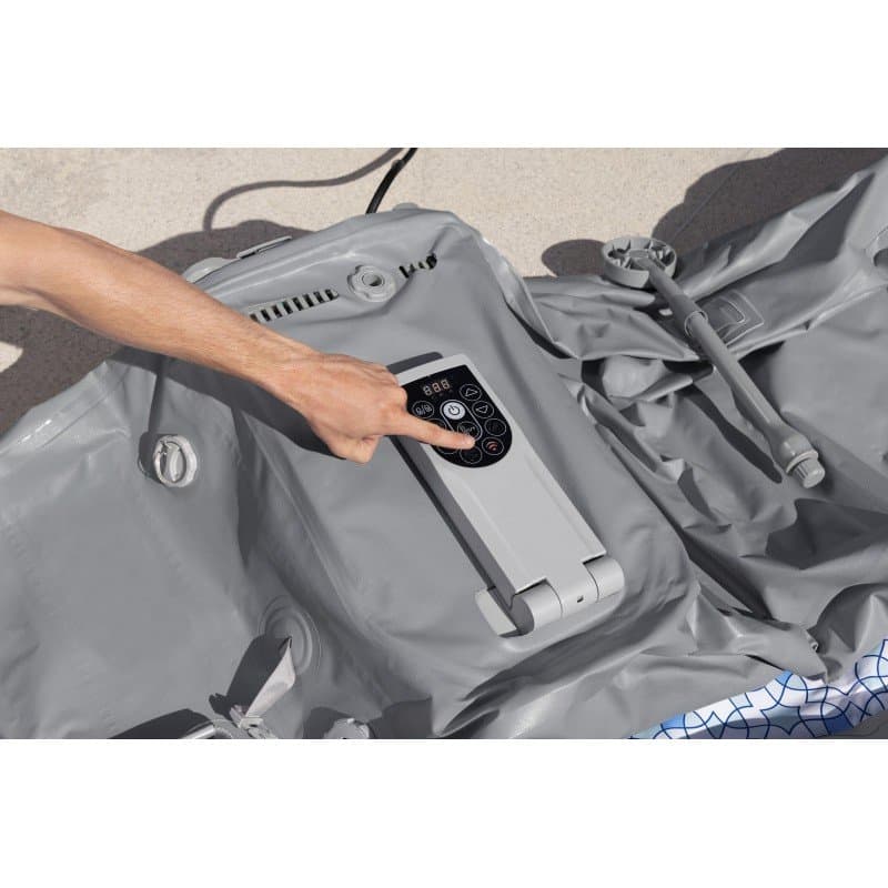 Надуваемо джакузи 2.36m x 71cm Lay-Z-Spa® Hawaii MaxHold EnergySense UltraFit Smart AirJet 8 Grey - Image 5