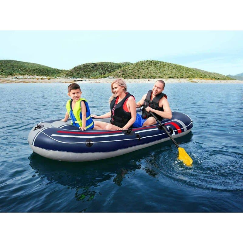 Надуваема лодка с гребла и помпа Treck X2 Bestway - Image 2