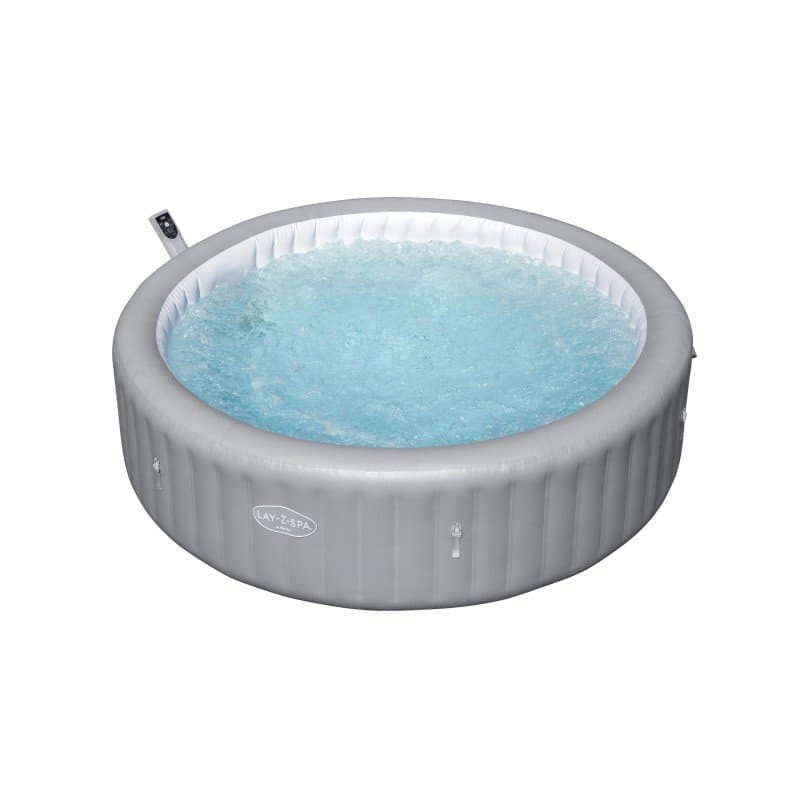 Надуваемо джакузи 2.36m x 71cm Lay-Z-Spa® Hawaii MaxHold EnergySense UltraFit Smart AirJet 8 Grey